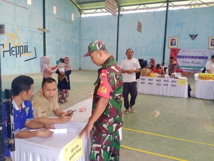 Stabilitas Harga Pangan Langkah Pagedongan dan Babinsa