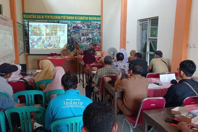 BABINSA HADIRI RAPAT PENYULUHAN BIDANG PERTANIAN DAN KETAHANAN PANGAN 