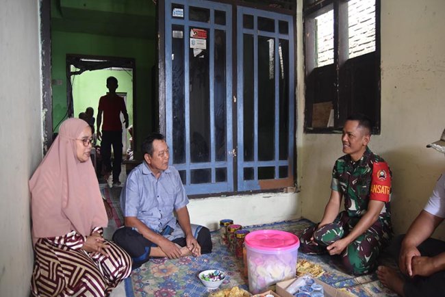 Dandim Banjarnegara Hadiri Lelayu di Lokasi TMMD