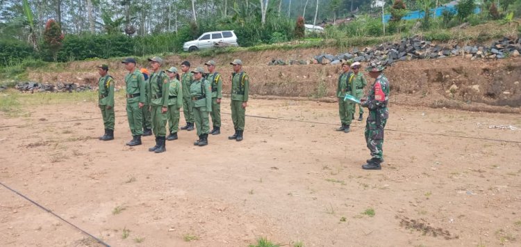 Mengasah Kembali Kemampuan Yang Selama Ini Di Miliki Babinsa  Latih Serta Berikan Keterampilan  Kepada Linmas