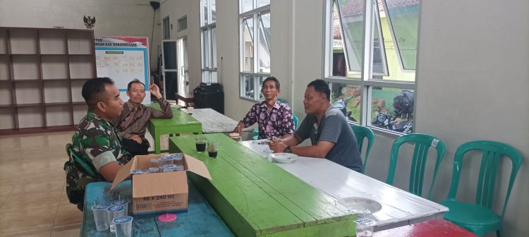 Perkuat Tali Silaturahmi Babinsa Komsos Dengan Perangkat