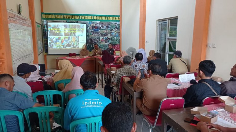 BABINSA HADIRI RAPAT PENYULUHAN BIDANG PERTANIAN DAN KETAHANAN PANGAN 
