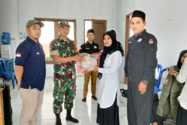  Babinsa Hadiri Pelantikan Pantarlih Tersebar di Wilayah Binaan