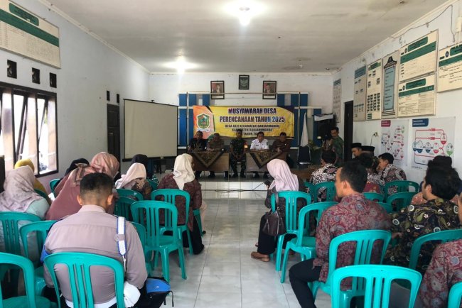Babinsa Hadiri Musyawarah Desa Perencanaan Tahun 2025