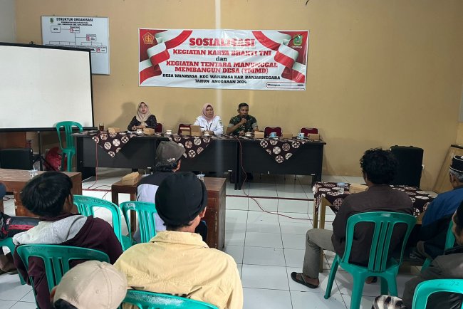 Danramil Berikan Sosialisasi Kegiatan Karya Bhakti dan TMMD