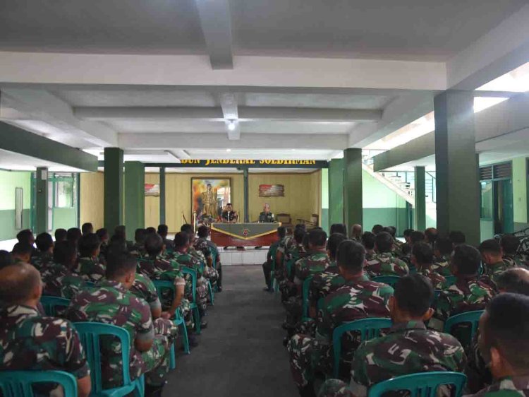 Dandim Banjarnegara Gelar Jam Komandan, Ajak Prajurit Jauhi Judi Online