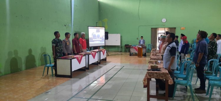 Babinsa Sigaluh Hadiri Rapat Persiapan HUT RI ke-79