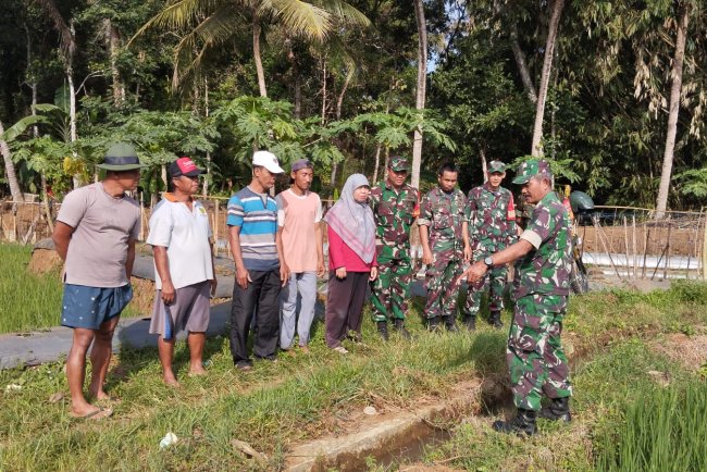 Poktan Tani Makmur desa Gemuruh Uji Coba Pompa Air Bantuan Kementan