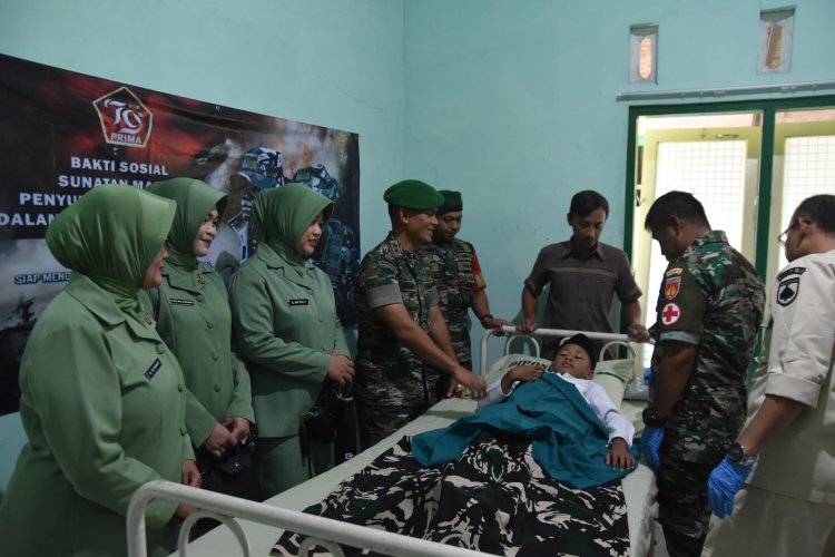 Kodim 0704 Banjarnegara Gelar Rangkaian Kegiatan Sosial Peringati HUT TNI Ke-79