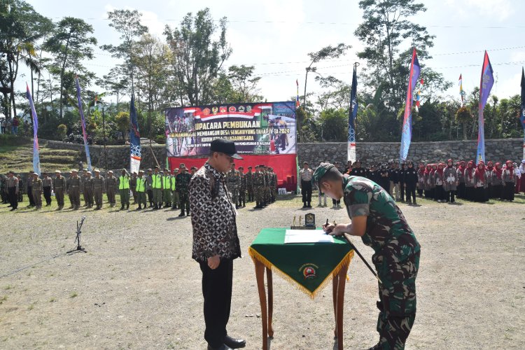 Kodim 0704 Banjarnegara resmi membuka TMMD Sengkuyung Tahap IV Tahun 2024 Di Desa Prendengan