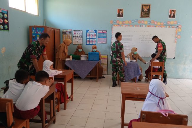 Babinsa Melaksanakan Pendampingan Bias