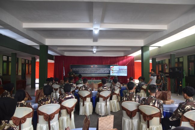 Kasdim 0704 Banjarnegara Buka Kegiatan Komunikasi Sosial dengan Keluarga Besar TNI