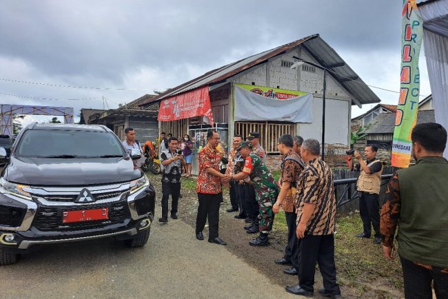 Wakili Danramil Babinsa Hadiri Expo Upland Lenglang Komoditas Ternak Information Campaign