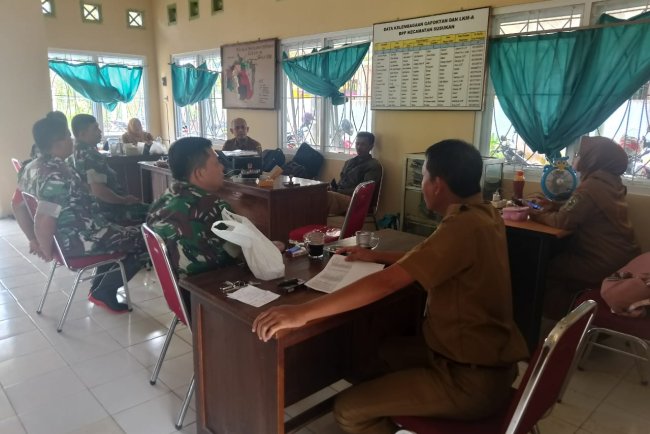 Danramil 09 Susukan Gelar Koordinasi Bersama Koordinator PPL Kecamatan Susukan
