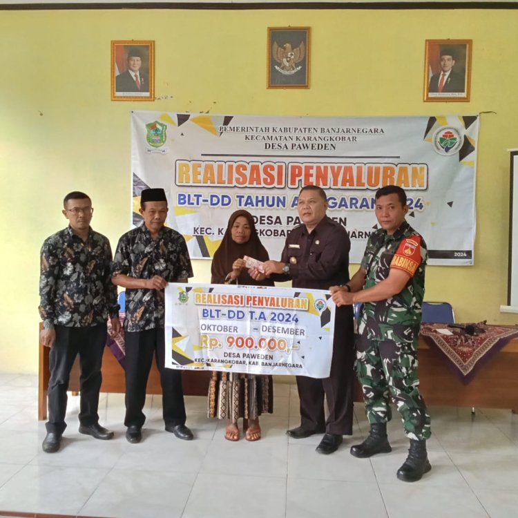 Babinsa Ikut Serta Mendampingi Penyaluran Bantuan Kepada Masyarakat