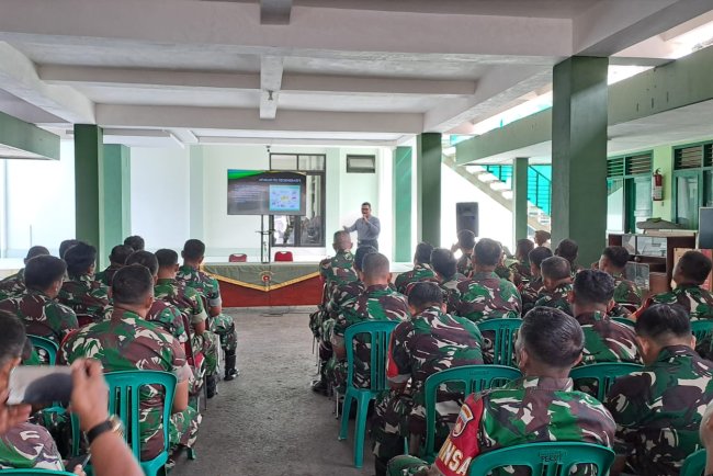 Anggota Kodim 0704 Banjarnegara Ikuti Penyuluhan Penyakit Degeneratif   