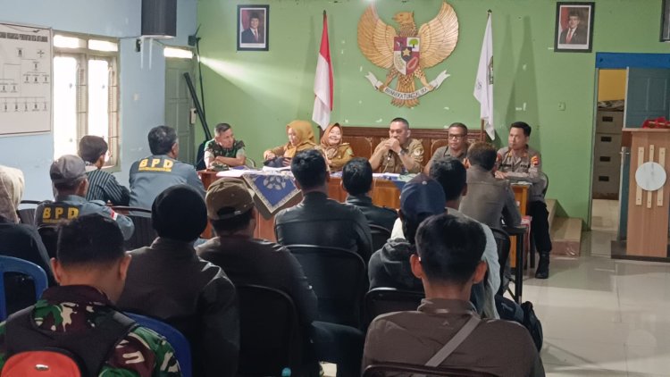 Danramil Hadiri Undangan Rapat Audensi Tanya Jawab Polemik Pemanfaatan Fungsi Hutan Lindung