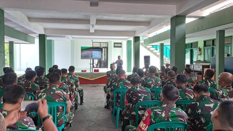 Anggota Kodim 0704 Banjarnegara Ikuti Penyuluhan Penyakit Degeneratif   