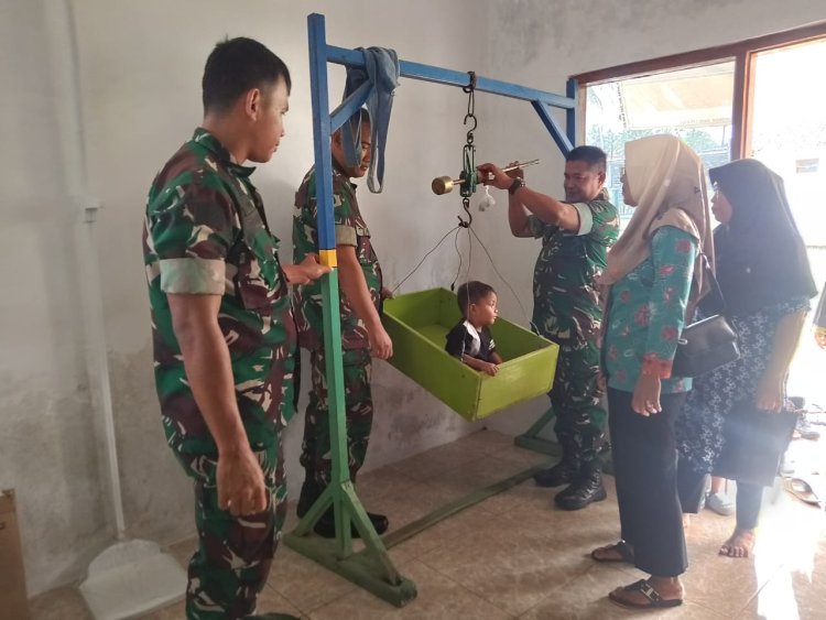 Babinsa Koramil 09 Susukan Selalu semangat Kerjasama dengan Bidan Desa