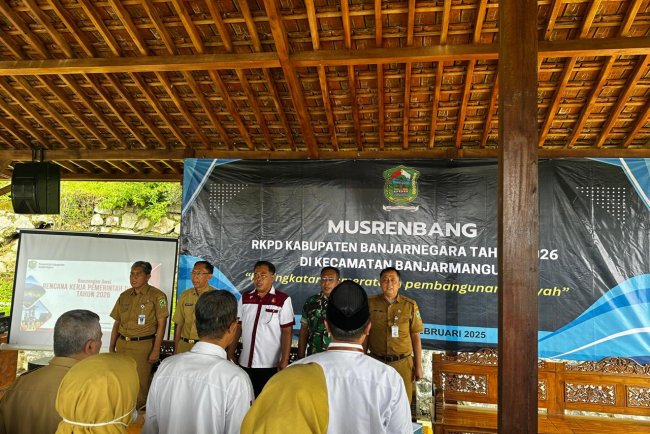 Danramil Hadiri Acara Musrenbang Tingkat Kecamatan Banjarmangu