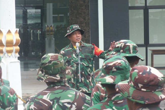 Uji Ketahanan Fisik Prajurit Kodim 0704/Banjarnegara Gelar Latihan Hanmars