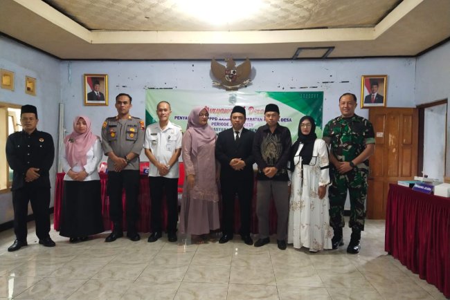 Danramil  Koramil 14 Madukara menghadiri acara Serah Terima Jabatan Kades