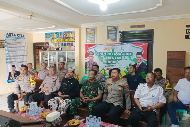 Danramil Hadiri Kegiatan Live Streaming dalam Rangka Mendukung Swasembada Pangan