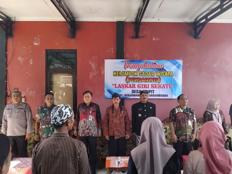 Danramil Hadiri Acara Rewahan dan Pengukuhan Kelompok Sadar Wisata Laskar Giri Saketi