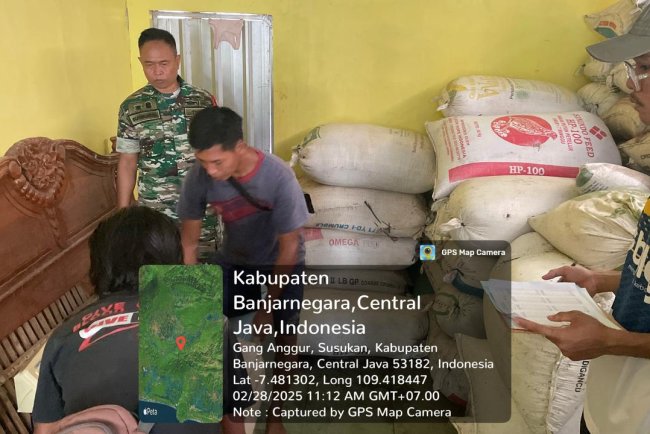 Babinsa Koramil 09 Susukan Bersama Bulog Sergap Petani Di Desa Binaan