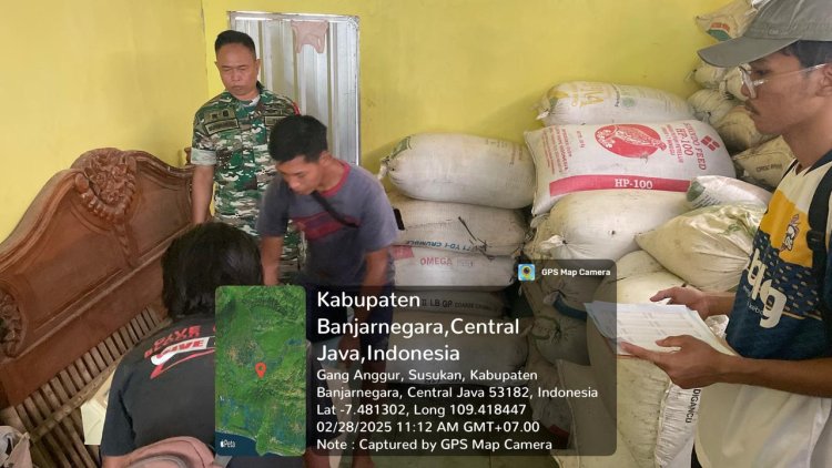 Babinsa Koramil 09 Susukan Bersama Bulog Sergap Petani Di Desa Binaan