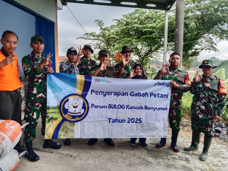 Koramil 14 Madukara Laksanakan Serap Gabah untuk Dukung Ketahanan Pangan