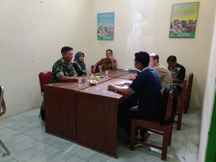Babinsa Ampelsari Koramil 01 Banjarnegara Laksanakan Komsos dan Koordinasi Di Wilayah Binaan