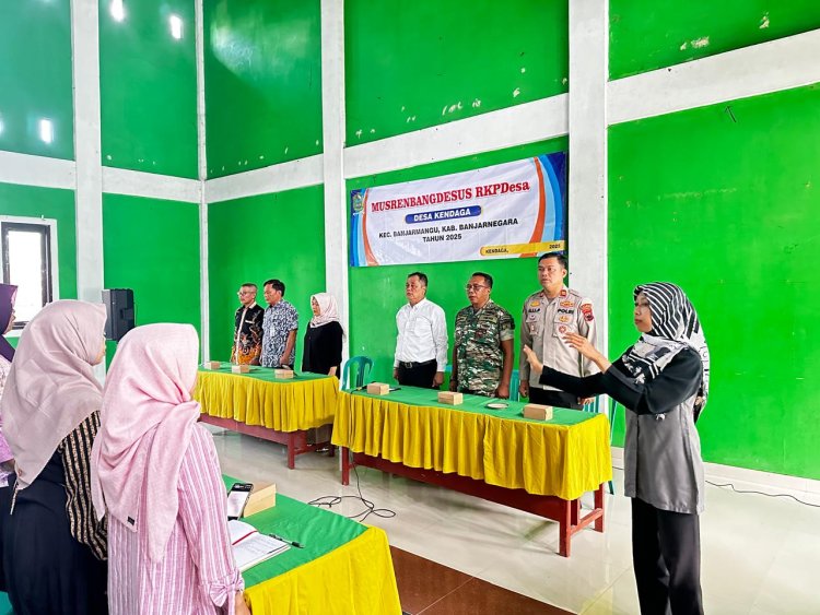 Danramil 13 Banjarmangu Hadiri Musrenbangdesus Dorong Kolaborasi untuk Pembangunan Desa Kendaga