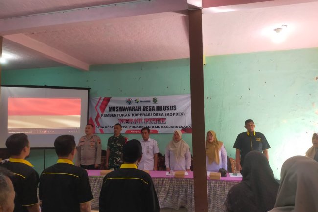 Babinsa Hadir Dalam  Kegiatan Musdessus Di Desa Binaan