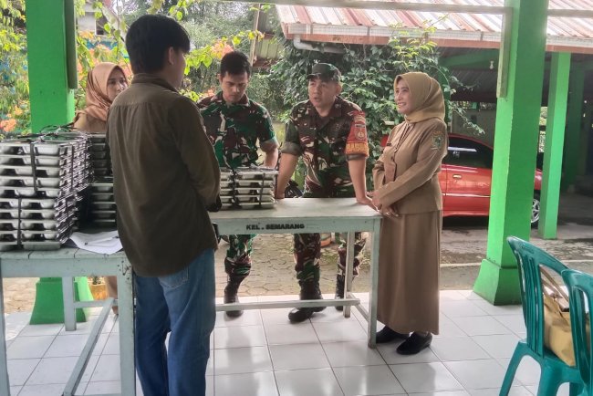 Peran Aktif Babinsa Dalam Penyaluran Makan Bergizi Gratis
