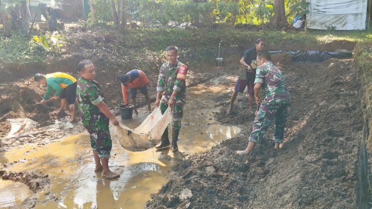 Serka Miftahudin Turun Tangan Wujudkan Embung Air untuk Ketahanan Pertanian di Wiramastra