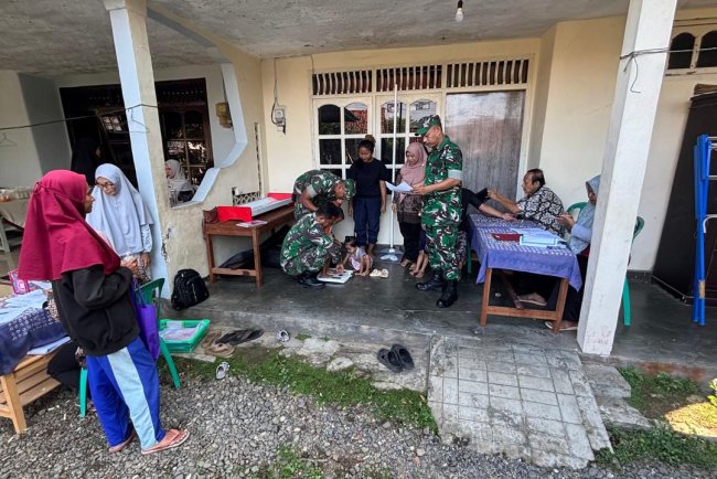 TNI AD Bersinergi dengan Pemerintah Cegah Stunting di Purwareja Klampok