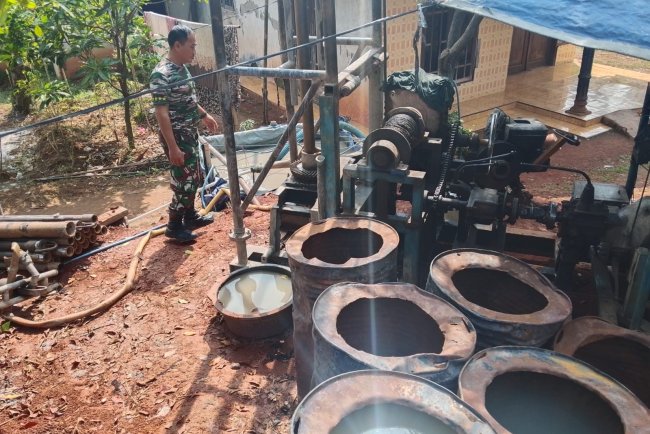 Satgas TMMD Reguler ke-125 Kodim 0710/Pekalongan Terus Kebut Pembuatan Sumur Bor di Desa Windurojo