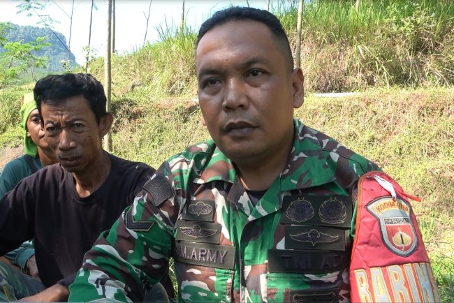 Babinsa Windurojo Serda Mubarok Army Ucapkan Terima Kasih atas Dukungan Warga dalam Suksesnya TMMD Reguler 125 Kodim 0710/Pekalongan