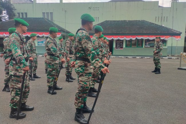Apel Siaga Kodim 0704/Banjarnegara Wujud Kesiapsiagaan Hadapi Perkembangan Situasi