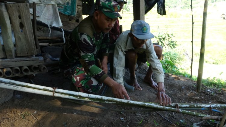 Mbah Tamad Ucapkan Terima Kasih kepada Satgas TMMD Kodim 0710/Pekalongan atas Program Pipanisasi di Windurojo