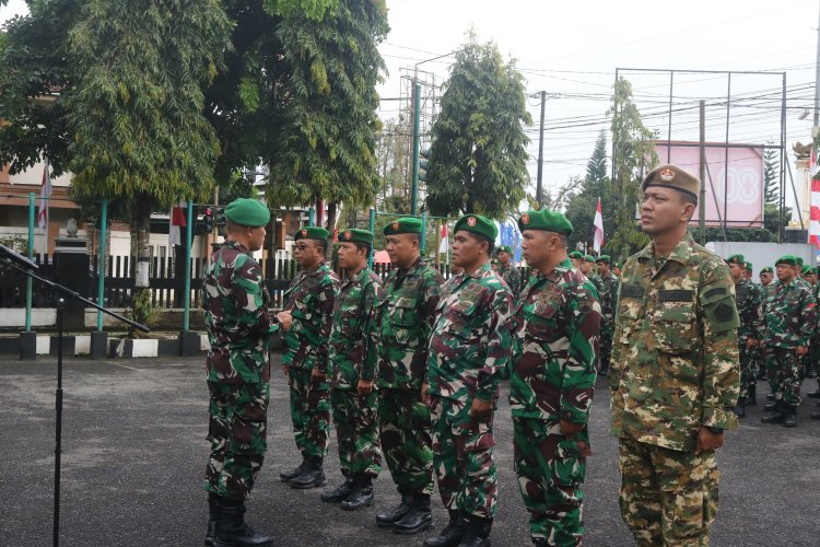 Kasdim Banjarnegara Pimpin Apel Siaga Antisipasi Unjuk Rasa