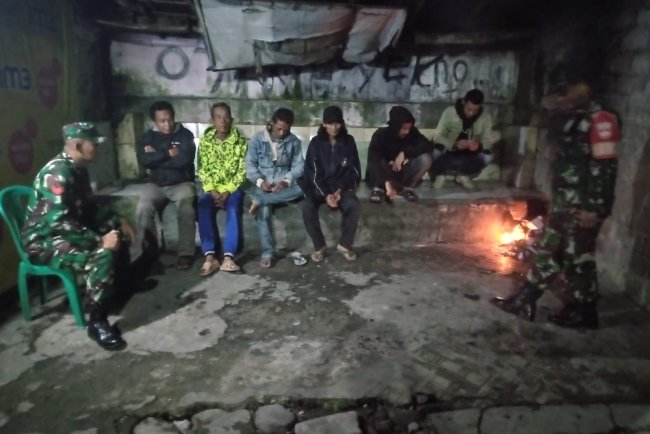 Babinsa Patroli Dan Pos Kamling Bentuk Nyata Kebersamaan