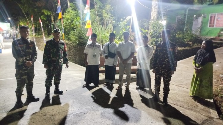 Patroli Malam Babinsa dan Banser Wujud Sinergi Jaga Kamtibmas di Susukan