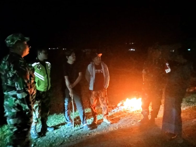 Patroli Malam Para Babinsa Kodim 0704 Banjarnegara Menjadikan Wilayah yang Aman Nyaman dan Kondusif