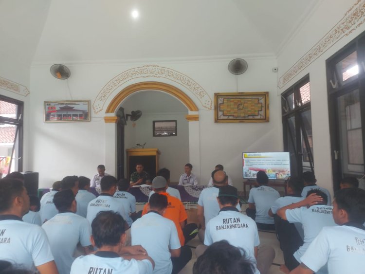 Kasdim Banjarnegara Isi Wawasan Kebangsaan untuk Warga Binaan Rutan
