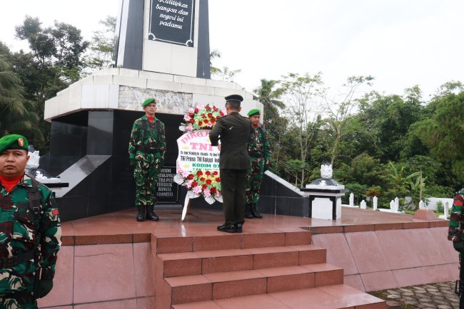 Dandim Banjarnegara Pimpin Ziarah Nasional di TMP Sureng Yudha