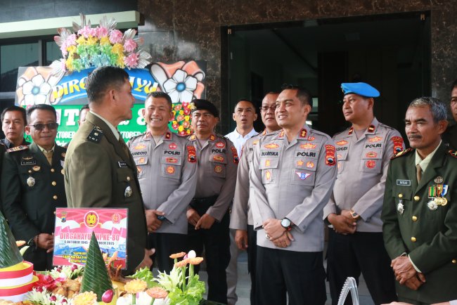 Kasdim Banjarnegara Sambut Kehangatan Ucapan dari Kapolres