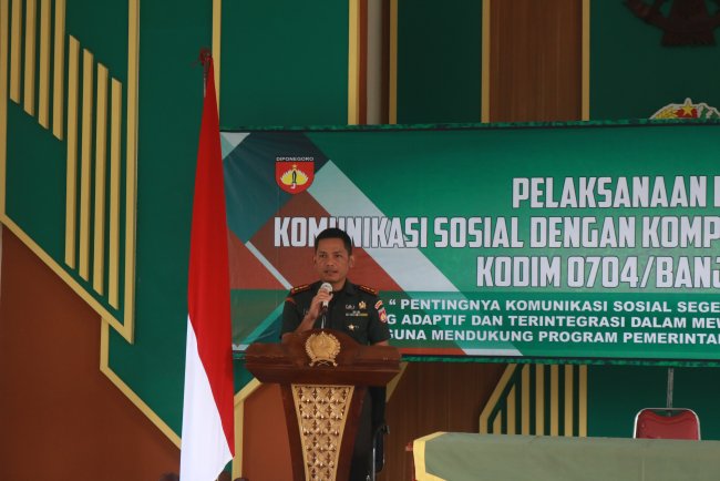 Komunikasi Sosial Jadi Langkah TNI Bangun Ketahanan Bangsa