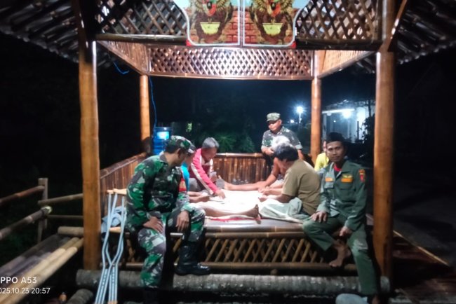 Menjaga Kondusifitas Lingkungan Bersama Warga Dan Linmas Desa Medayu